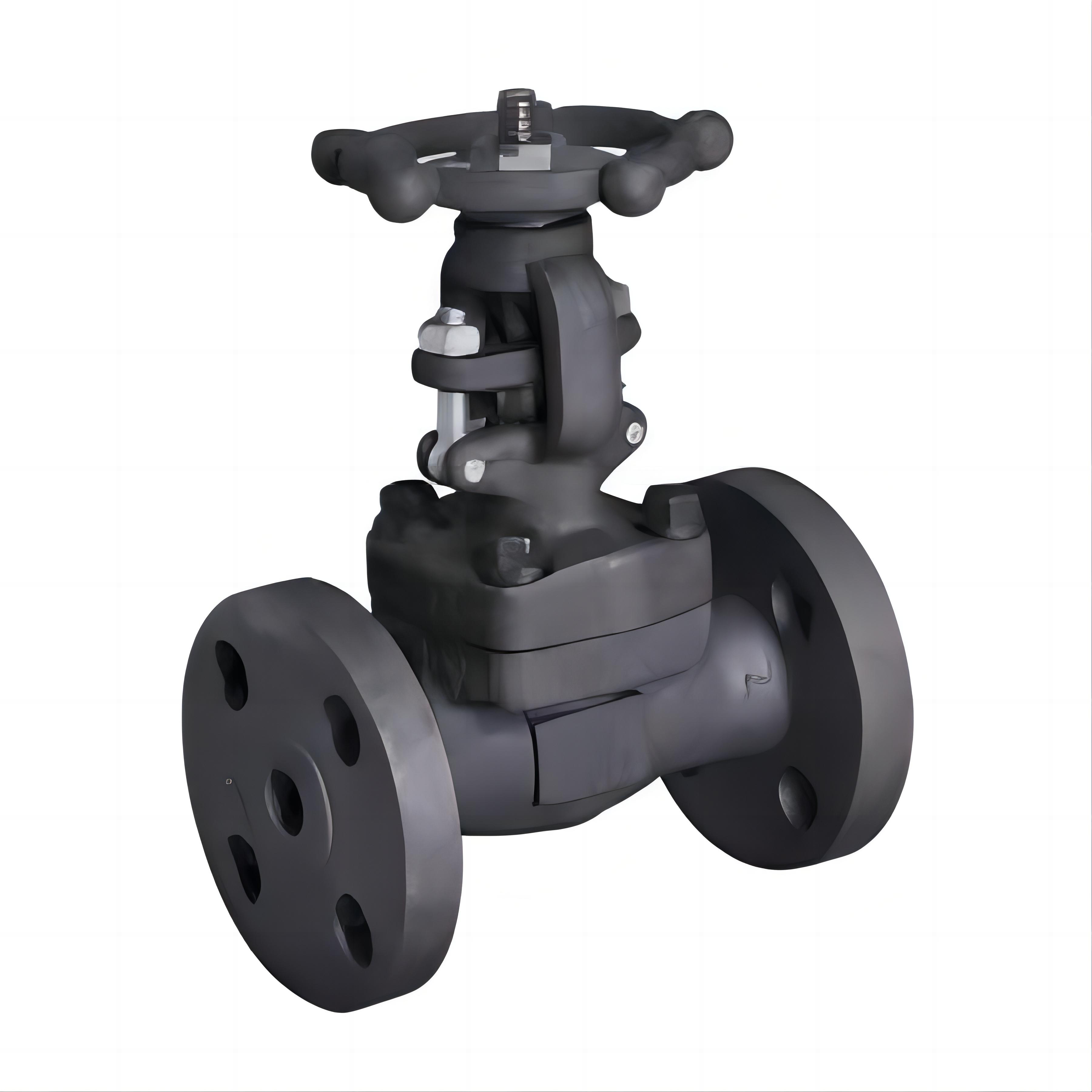Size: 1/2"-2" (DN15 - DN50) Class: 150#-2500# SJ's series of forged steel globe Test & inspection according to API 598